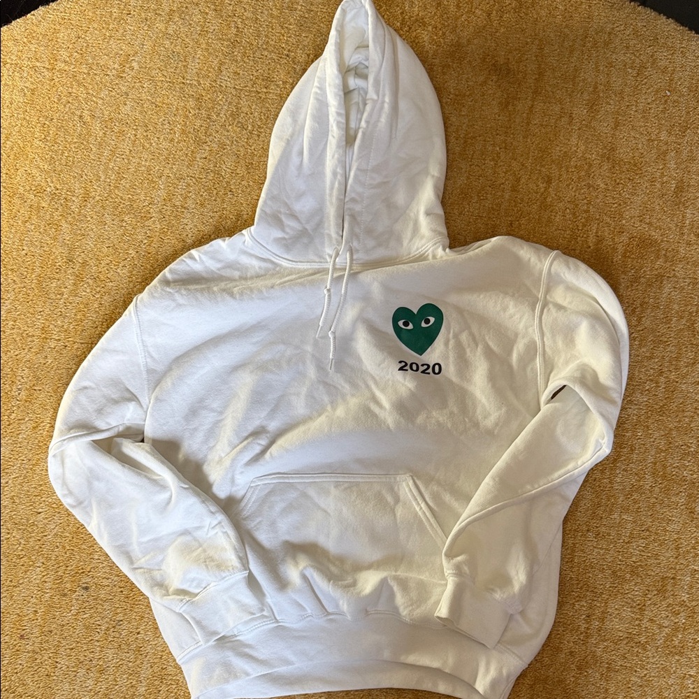 Come des Seniors white hoodie